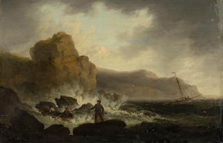 Okänd Konstnär, Stormande hav.