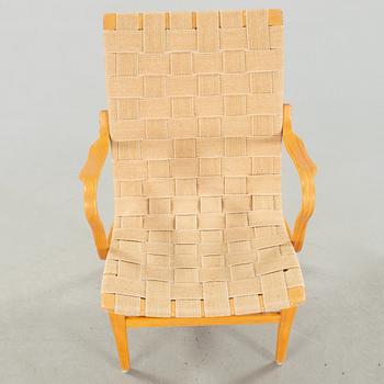 BRUNO MATHSSON, fåtölj, "Eva", Firma Karl Mathsson, Värnamo, 1940-tal.