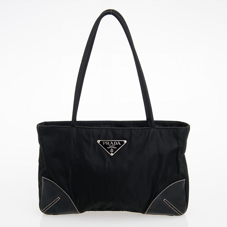 Prada, a nylon handbag.