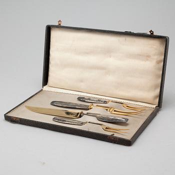 Seventeen silver spoons, mostly model "Tornedal", Oskar Strömbergs efterträdare, Haparanda, around the mid 20th century.