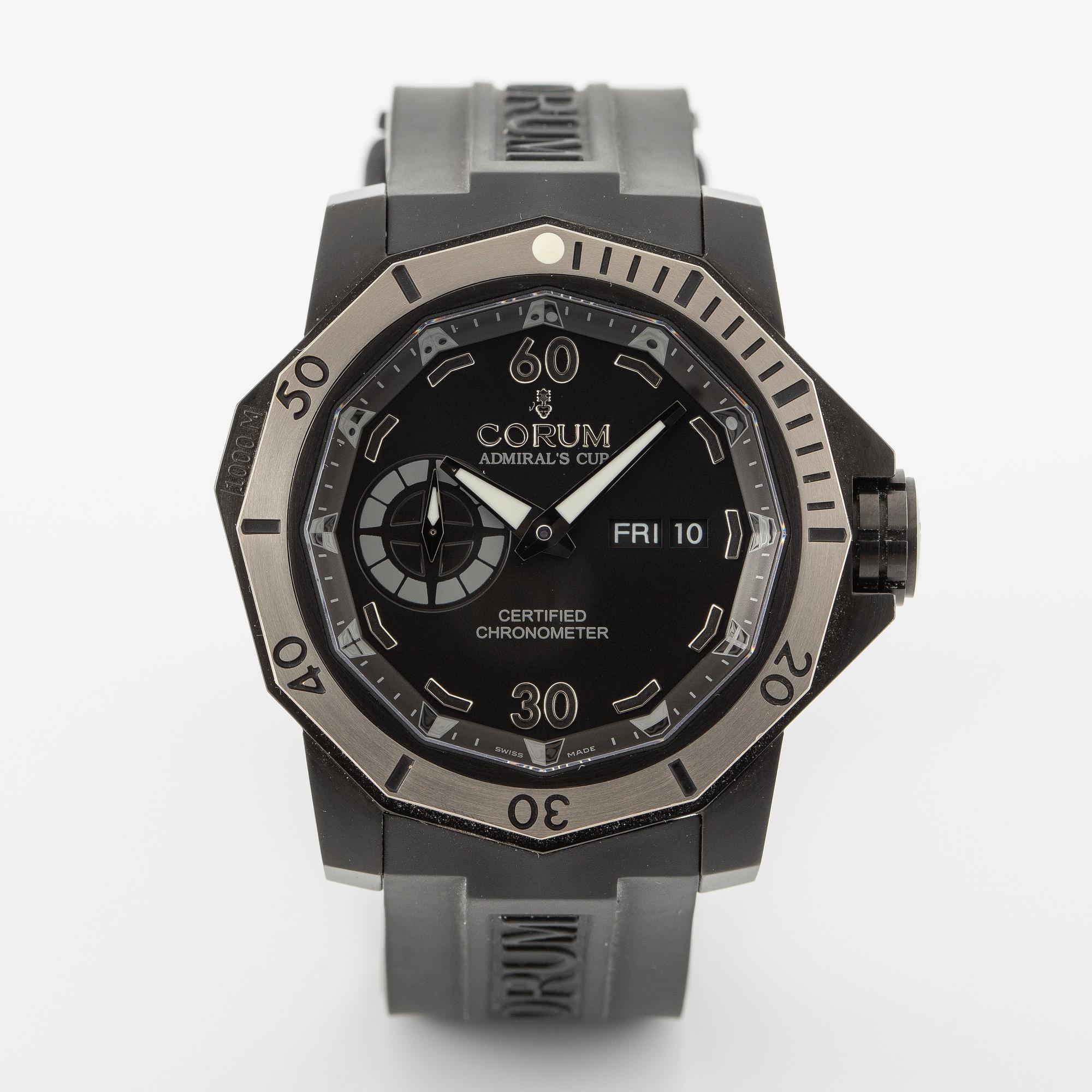 Corum, Admiral’s Cup, Seafender 48, Deep Hull, "Limited Edition", wristwatch, 48 mm.