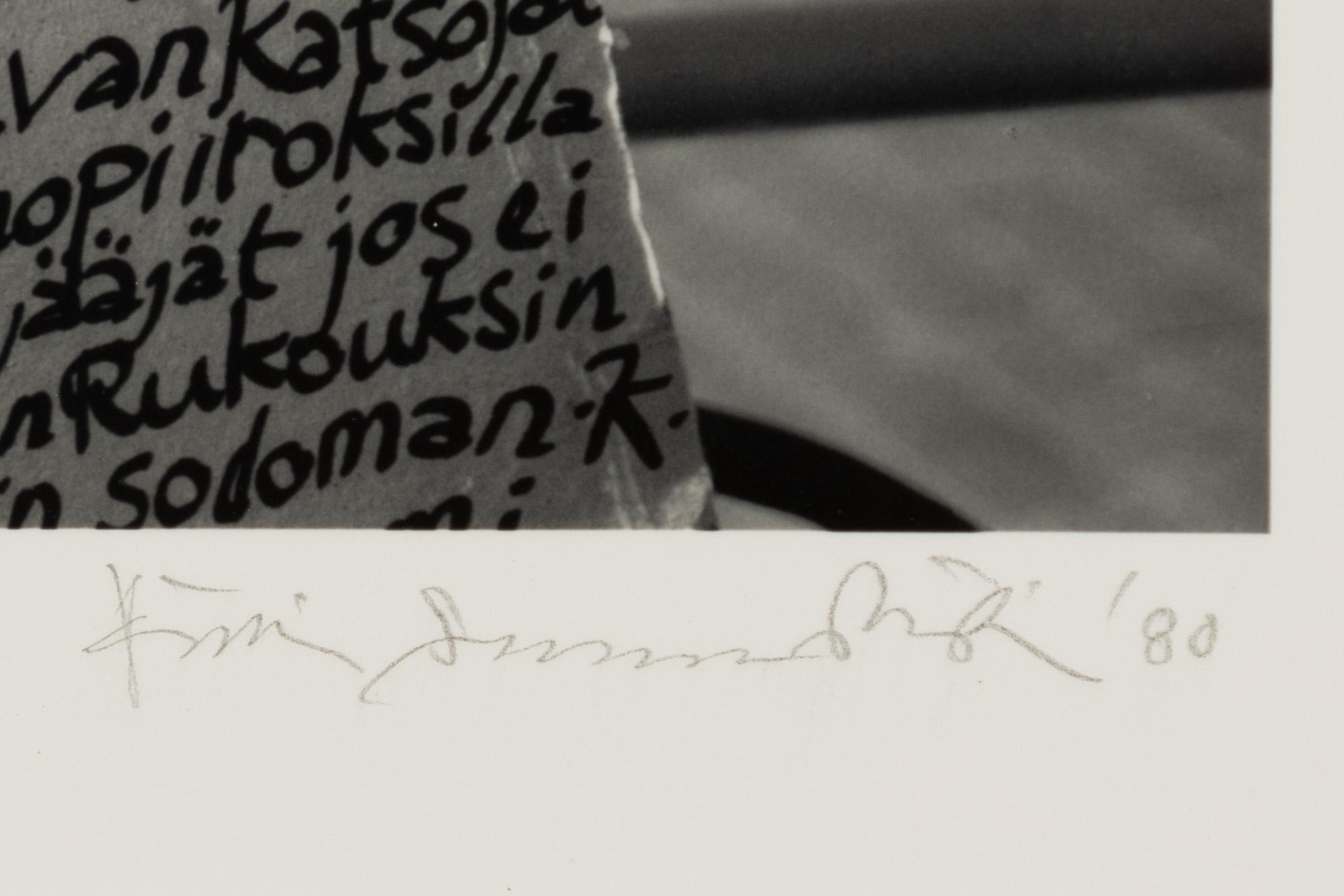 Pentti Sammallahti, "Helsinki, Finland, 1980".