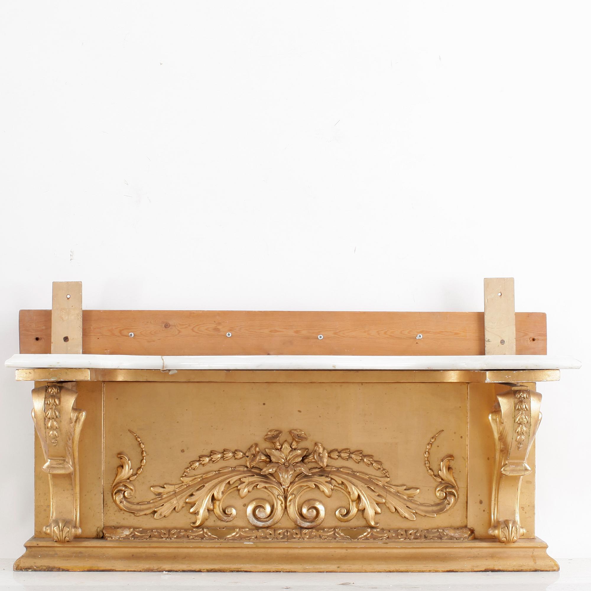 SPEGEL, nyrokoko, omkring 1800-talets mitt.