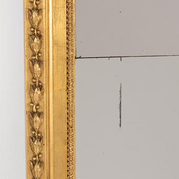 A Swedish Empire mirror attributed to J. Frisk (mirror manufacturer in Stockholm 1805-24).