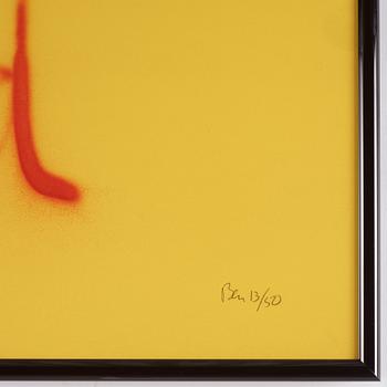 Ben Vautier, "I am sad".