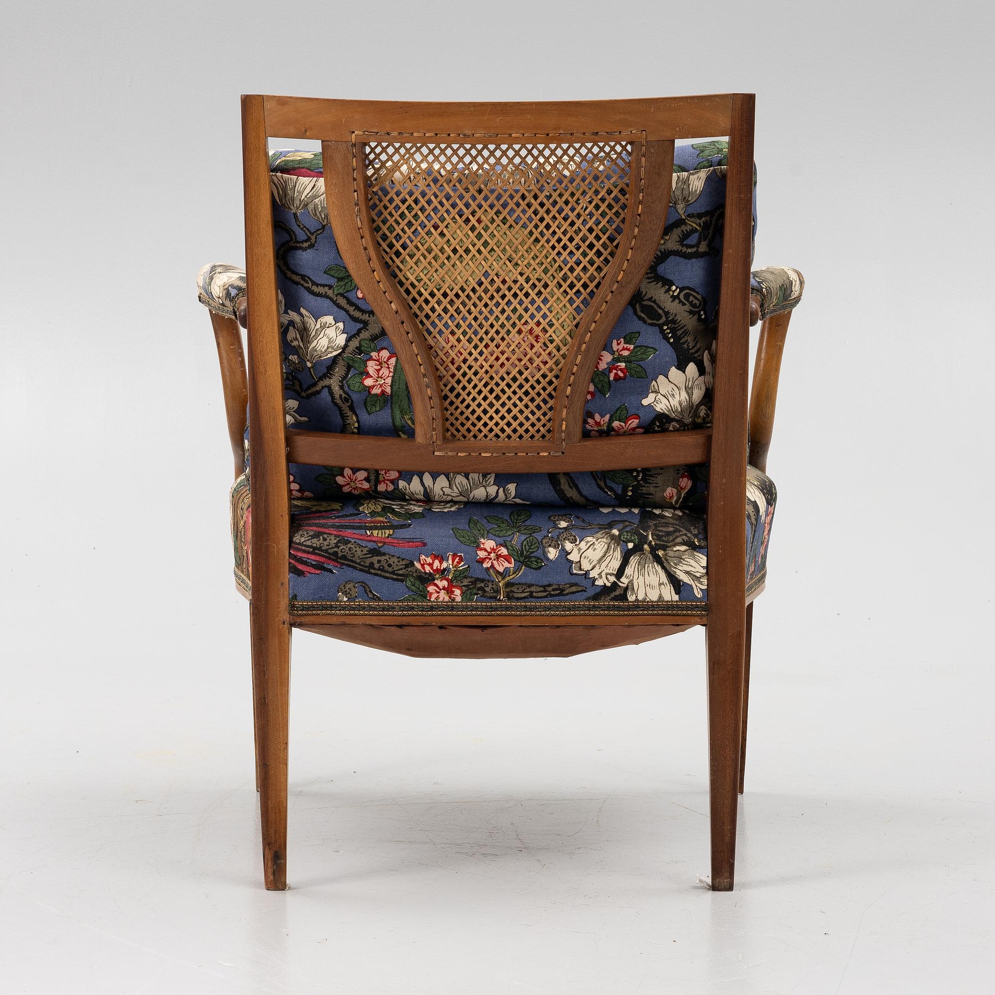 Josef Frank, a model 969 armchair, Firma Svenskt Tenn, Sweden.