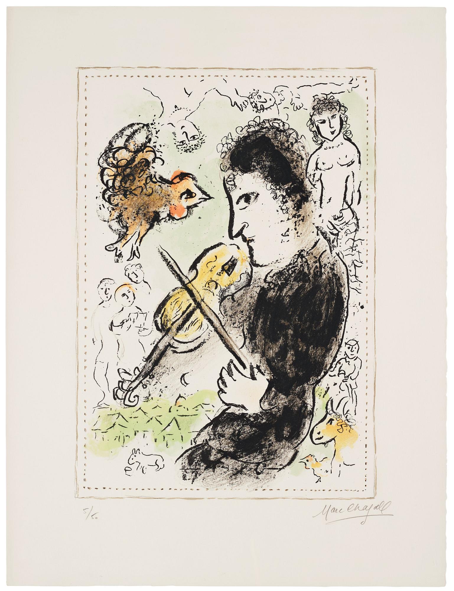 Marc Chagall, "Le Violoniste au coq".