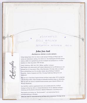 John Jon-And, ink, signed.