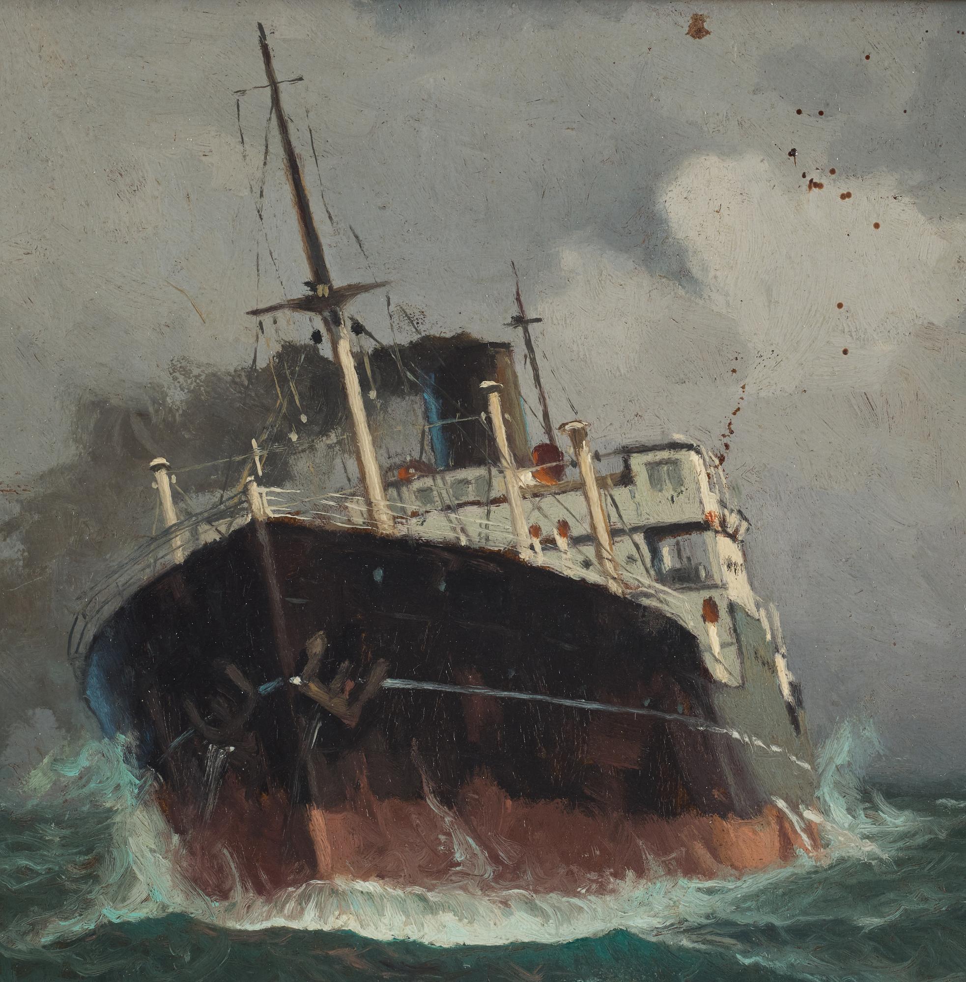 VICTOR QUISTORFF, oil on panel (2), one signed and dated V Quistorff 1940.