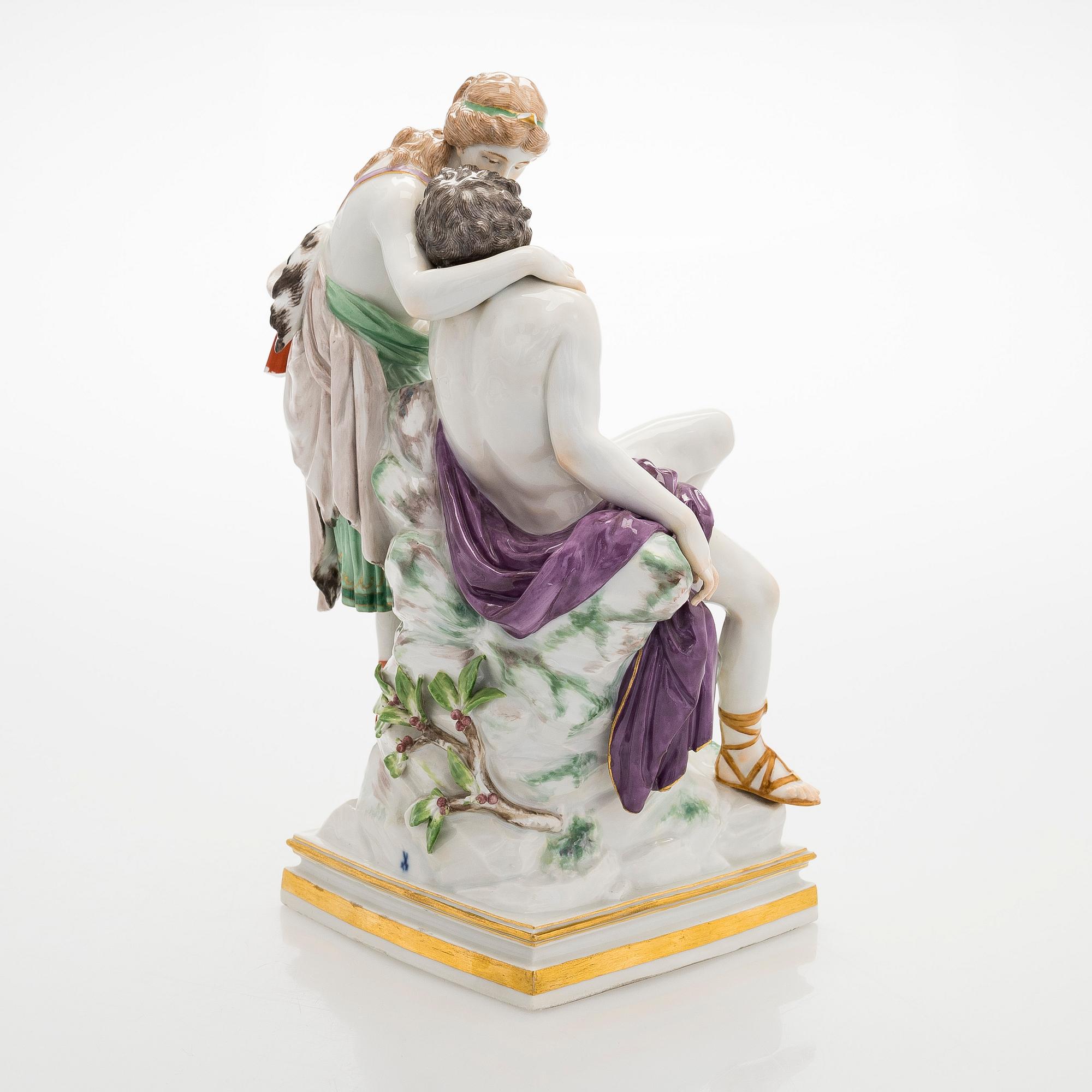 A porcelain figure group, probably Meissen, early 1900s.