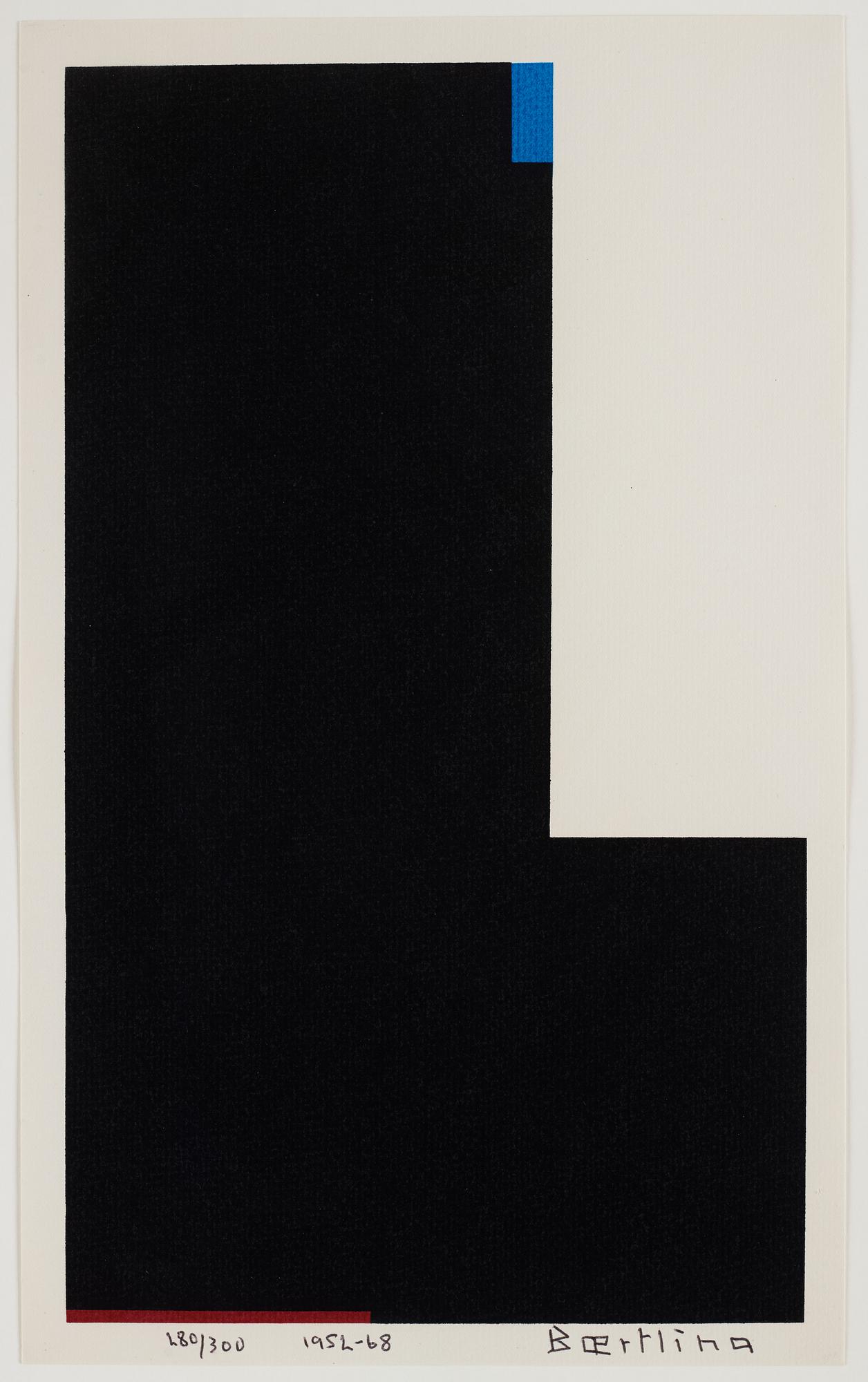 Olle Baertling, färgserigrafi, signerad 280/300.