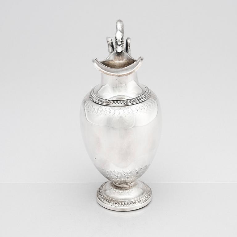 A French ewer, silver, mark of Jean-Baptiste-Claude Odiot (Paris 1819-1838).