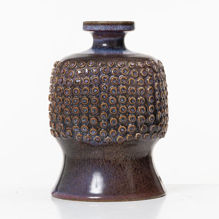Stig Lindberg, vase/lamp base, Gustavsberg Studio, 1964.