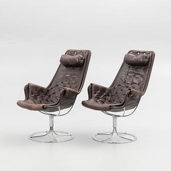Bruno Mathsson, armchairs, a pair, "Jetson" Dux, second half of the 20th century.