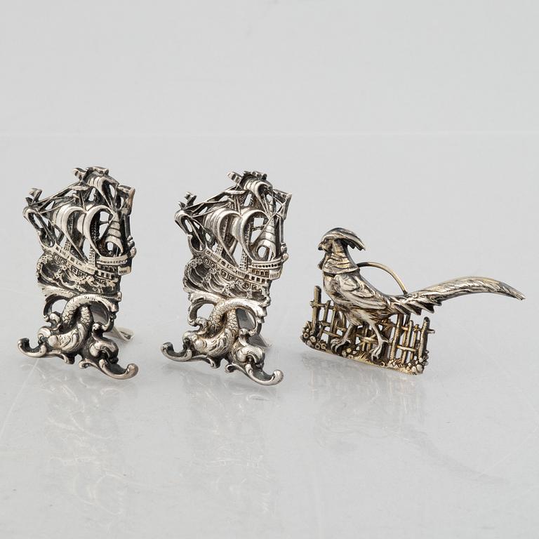 Silver, 22 pieces, including GW Shiebler, New York circa 1900.