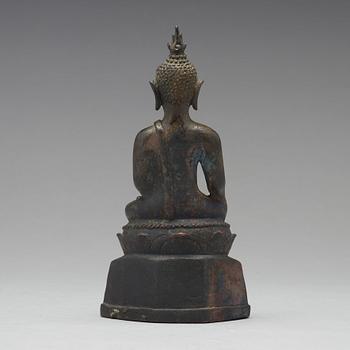 A Thai figure of Buddha, Lanna period, 15/16th Century.