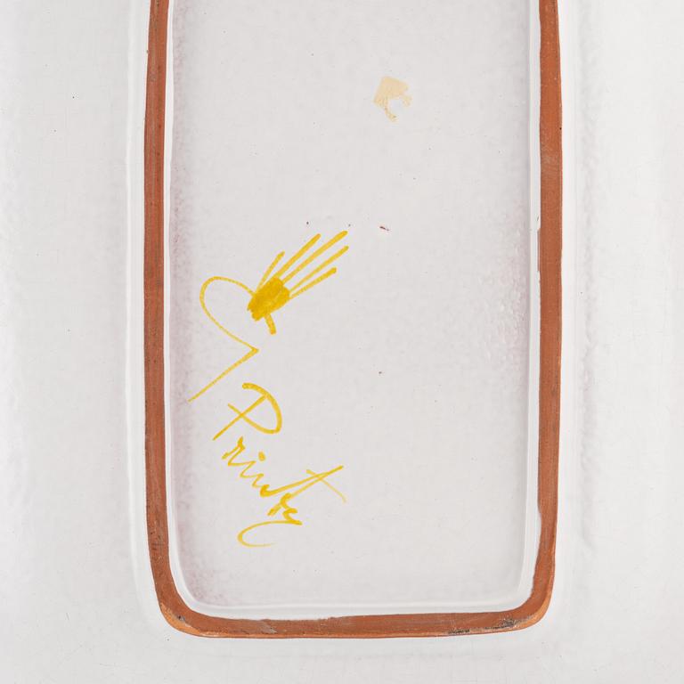 Stig Lindberg,  fat, 3 st, fajans, Gustavsberg studio.
