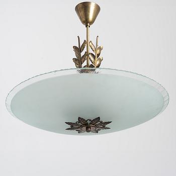 Harald Notini, a ceiling lamp model "11445", Arvid Böhlmarks Lampfabrik, Stockholm, 1940s.