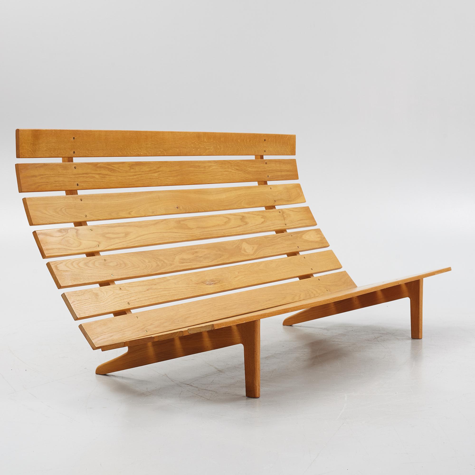 Soffa med fotpall, Erik Jørgensen Møbelfabrik, Danmark.