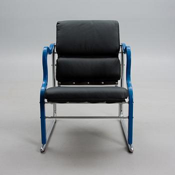 YRJÖ KUKKAPURO, fåtölj, "Experiment" Avarte 1980-tal.