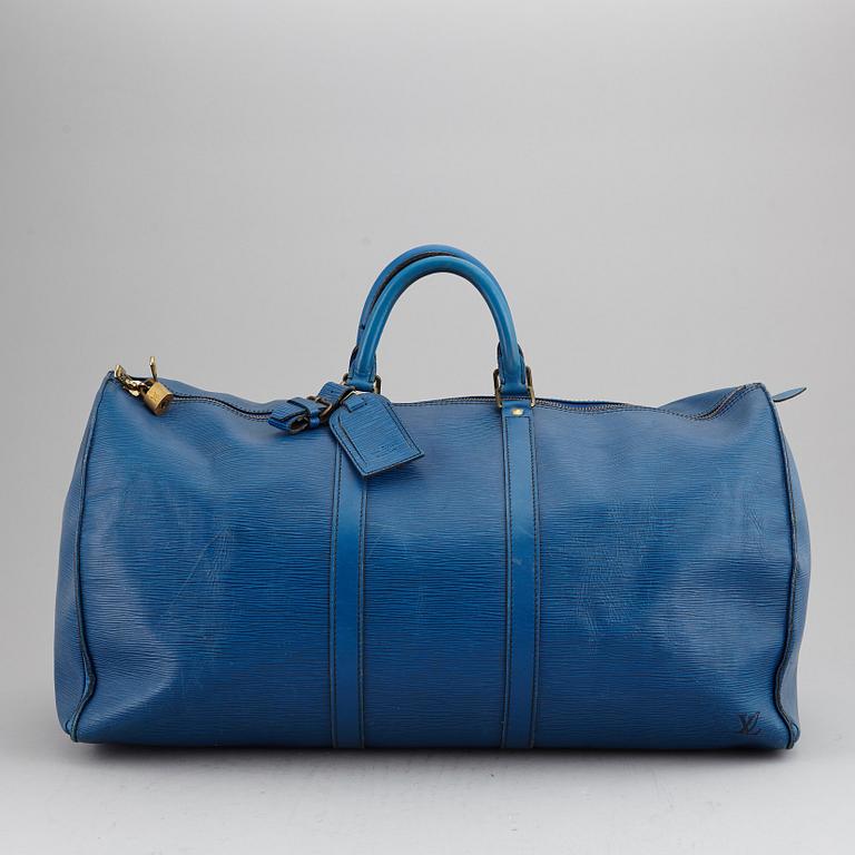 LOUIS VUITTON, weekendbag, "Keepall 55 Epi".