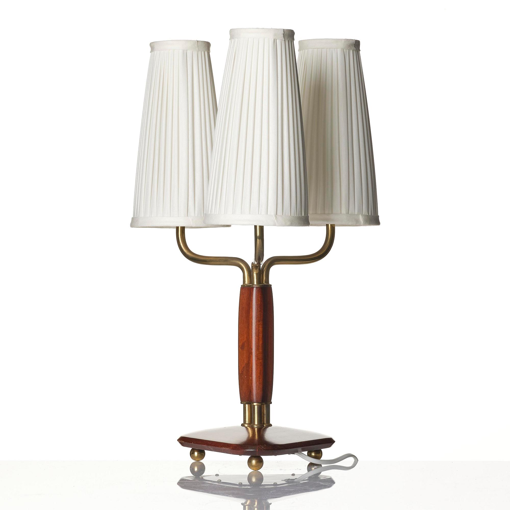 Carl-Axel Acking, a table lamp model "2687", Bröderna Malmströms Metallvarufabrik, Malmö, 1940s.