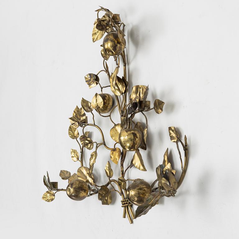 Wall candelabra, later part of the 20th century.