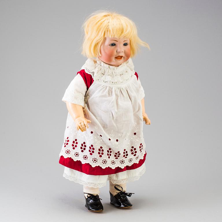 A bisque head character doll 116 by Kämmer & Reinhardt, Germany, 1911.