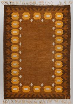 MATTA, rölakan, Berit Woelfer, omkring 1900-talets mitt, 230x165 cm.