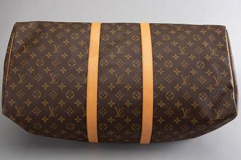 LOUIS VUITTON, "Keepall 55", weekendbag.