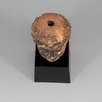 Scultpure of Buddhas head, probably Thailand, 19th Century.