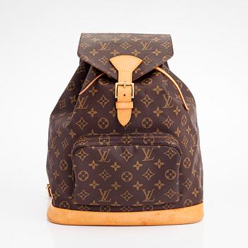 Louis Vuitton, a Monogram Canvas 'Montsouris' backpack.