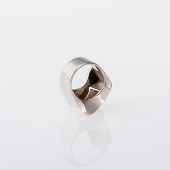 RING, "Carina" sterlingsilver, Björn Weckström Lapponia 1972.
