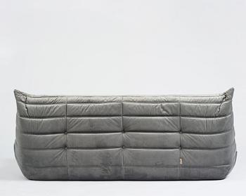 Michel Ducaroy, a 'Togo' sofa, easy chair and stool Ligne Roset, 21st century.