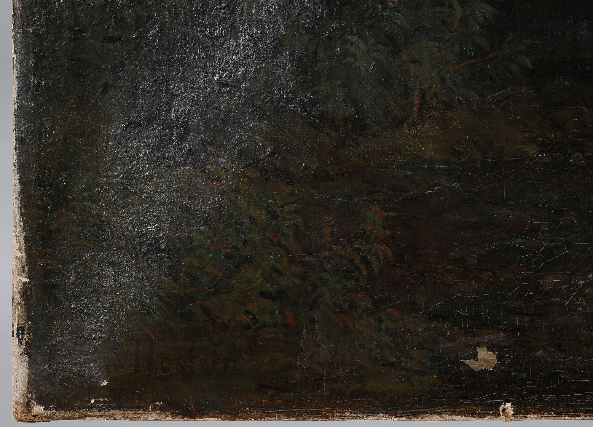 EDOUARD JEAN MARIE HOSTEIN, olja på duk, signerad och daterad Paris 1863.