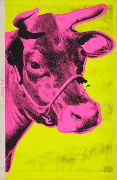 513. Andy Warhol, "Cow".