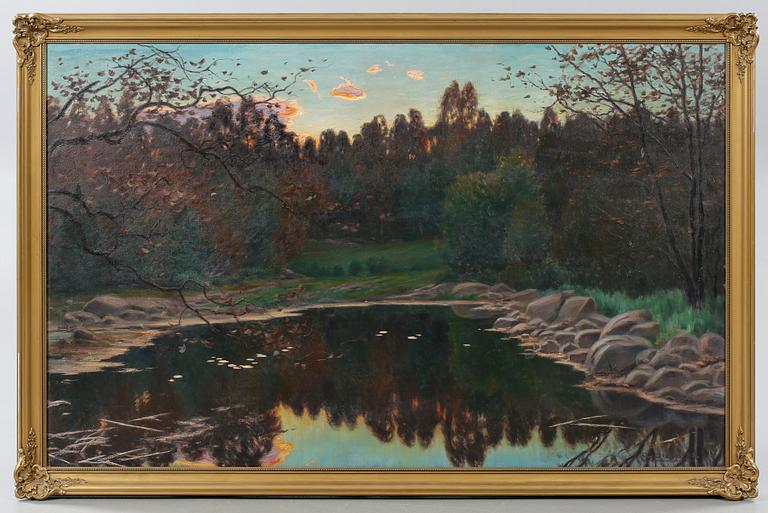 CARL WALDEMAR OLSON, olja på duk, signerad C Olson och daterad -02.