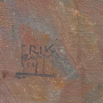 ERIK LAMM, olja på duk, signerad och daterad -50.