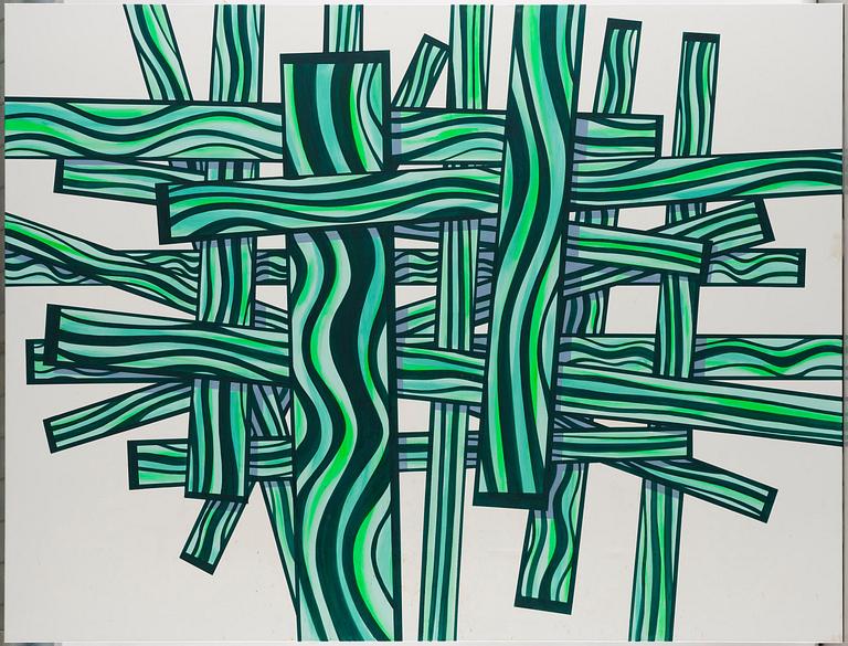 Thomas Elovsson, "Green Barricade".