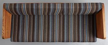 Axel Einar Hjorth, a stained pine "Lovö" sofa, Nordiska Kompaniet, Sweden 1930's.