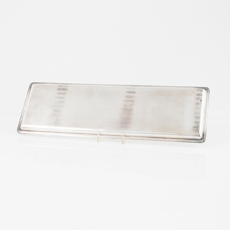 A Swedish Silver Tray, mark of Guldsmedsaktiebolaget (GAB), Stockholm 1967.