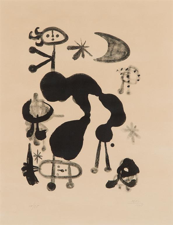 Joan Miró, Pl. VIII from: "Album 13".