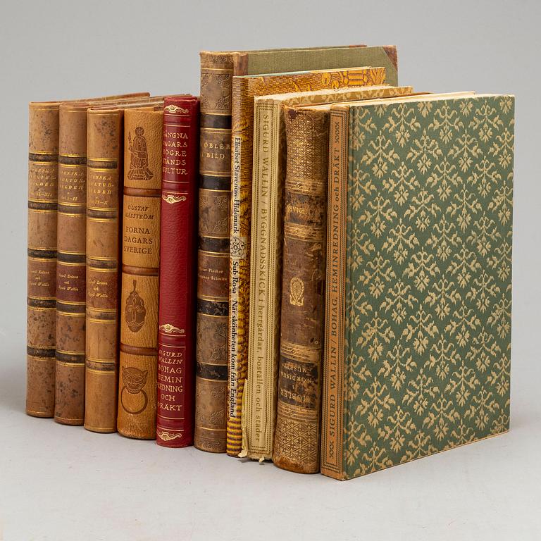 BÖCKER, 10 vol, möbellitteratur/arkitektur.