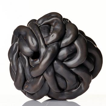 Mårten Medbo, a glazed stoneware sculpture, "Hose", dated 2012.