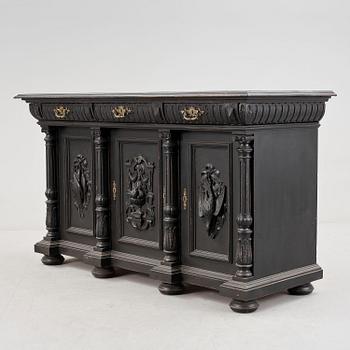 SKÄNK / SIDEBOARD, nyrenässans, 1800-talets slut.