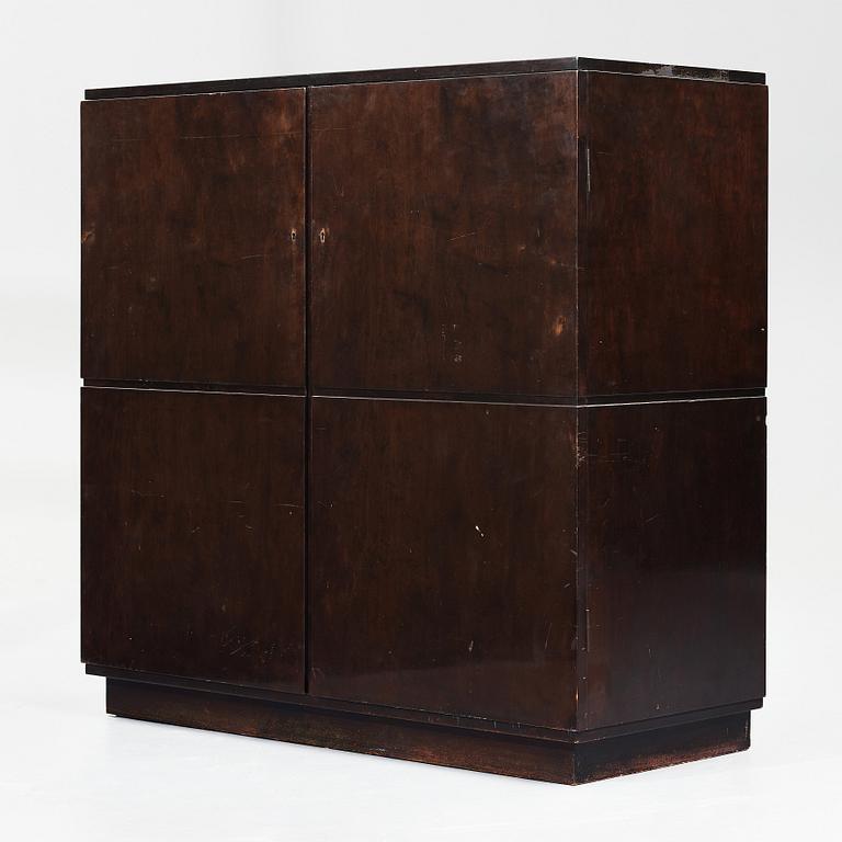 Axel Einar Hjorth, a darkly stained birch cabinet "Typenko", Nordiska Kompaniet, Sweden 1935.