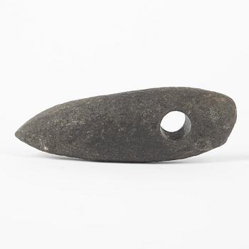 A neolithic stone axe.