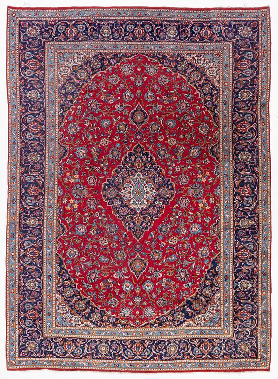 Carpet, Keshan, approx. 400 x 295 cm.