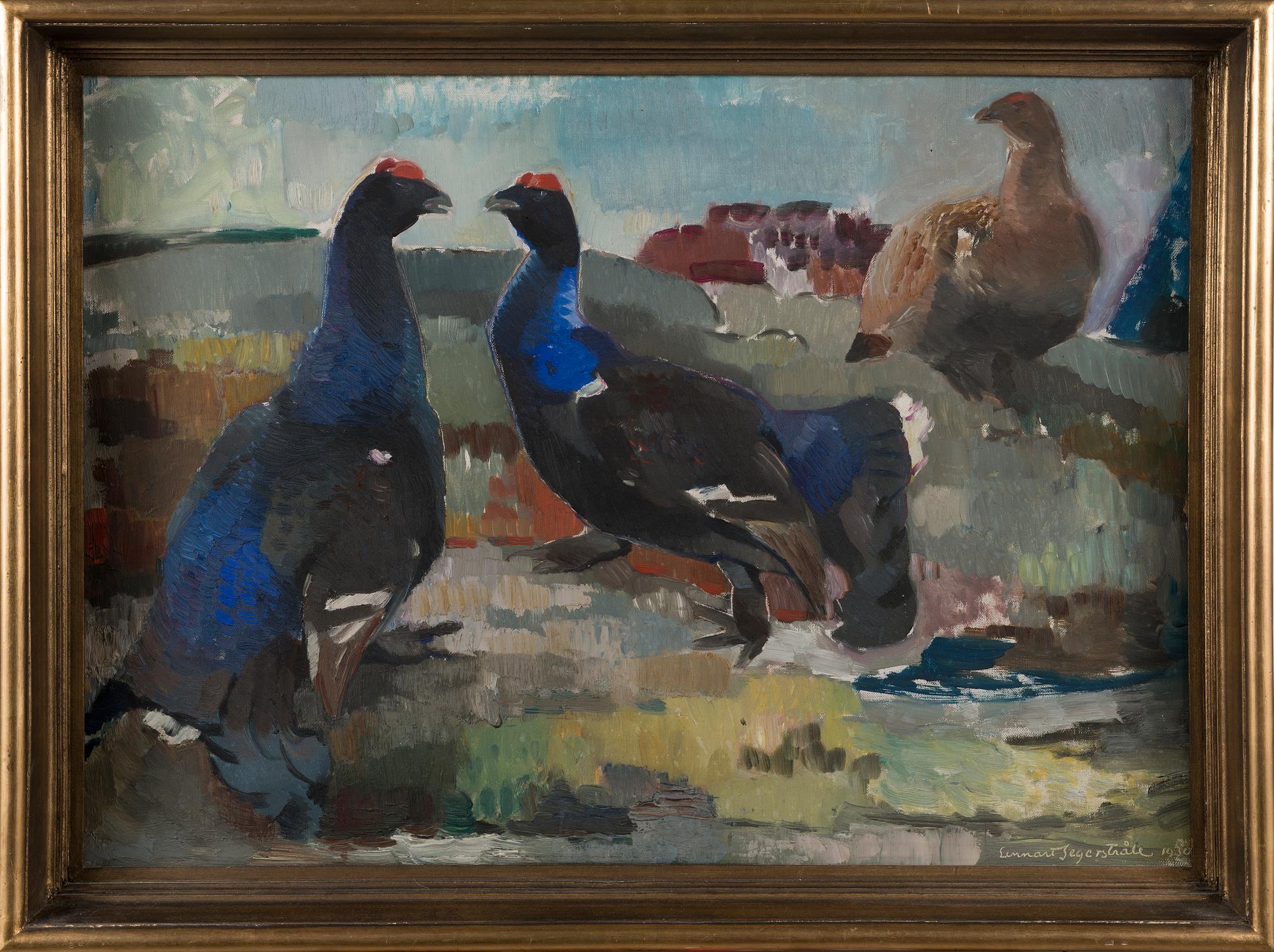 LENNART SEGERSTRÅLE, oil on canvas, signed and dated 1930.
