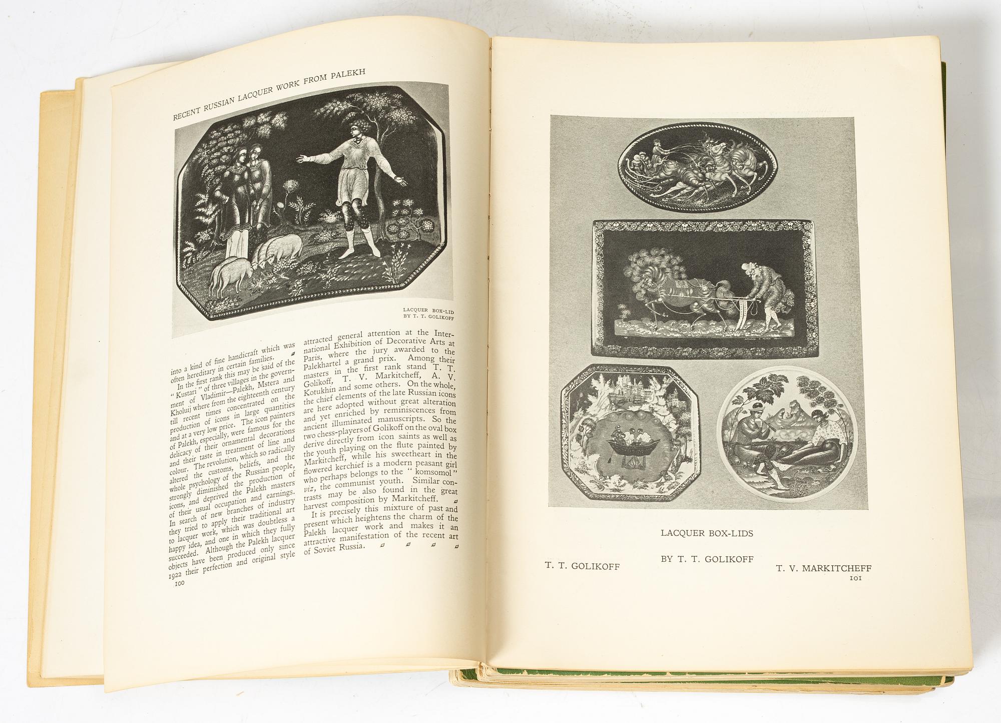Tidskrift, 43 exemplar, "The Studio", London, 1904-1926.